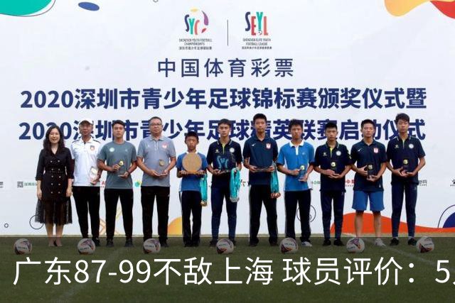 广东87-99不敌上海 球员评价：5人勉强及格，6人低迷