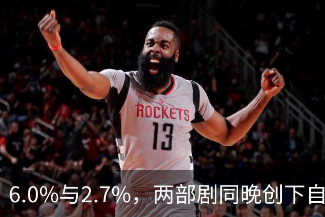 6.0%与2.7%，两部剧同晚创下自身最高收视